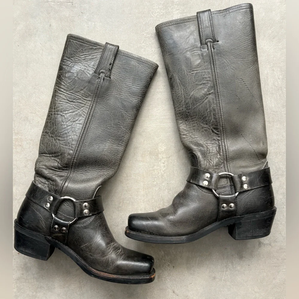 FRYE🇺🇸 15R Harness Tall Boots - Picture 16 of 16